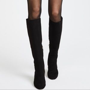 Sam Eldelman  New 6.5 Thora Black Suede Knee Boot